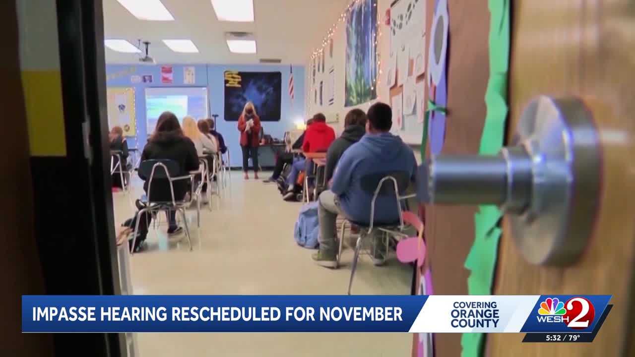 Orange County Public Schools suspends special impasse hearing — WESH 2 Orlando, Marco Island Health news