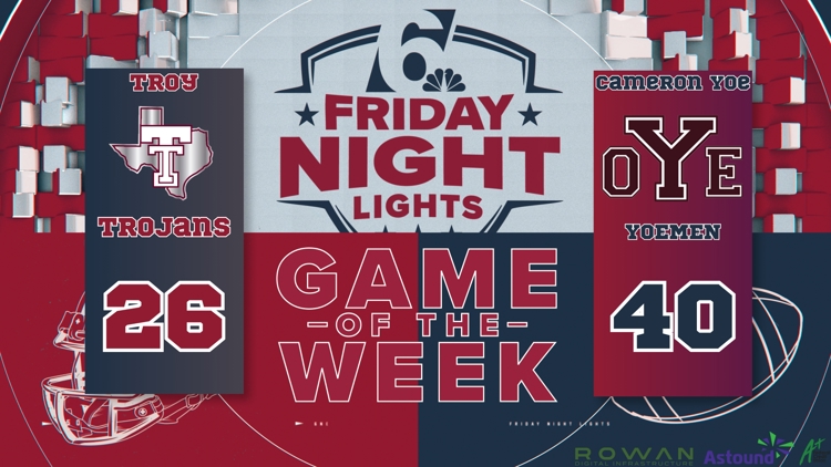 Friday Night Lights Game of the Week | Troy vs. Cameron Yoe — KCEN (Central Texas), Marco Island Sports news
